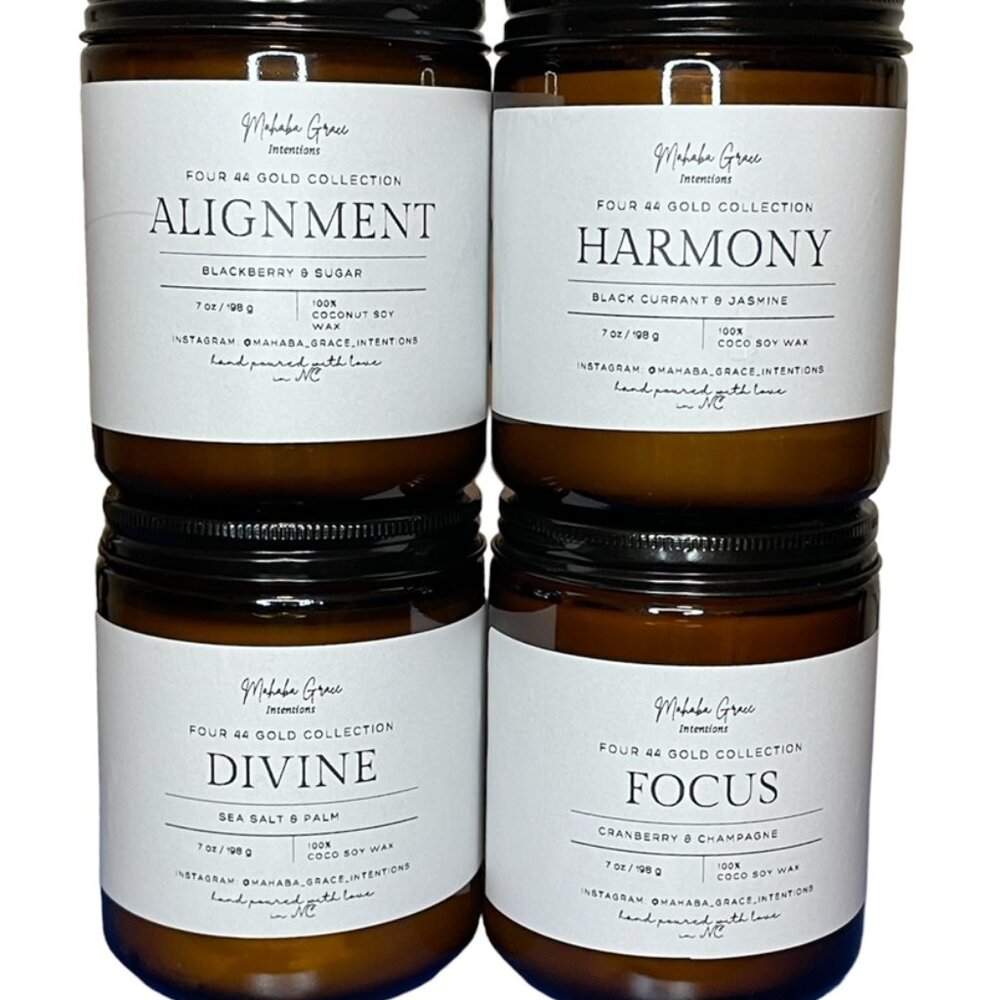 Limited Edition Four 44 Gold Candle Collection